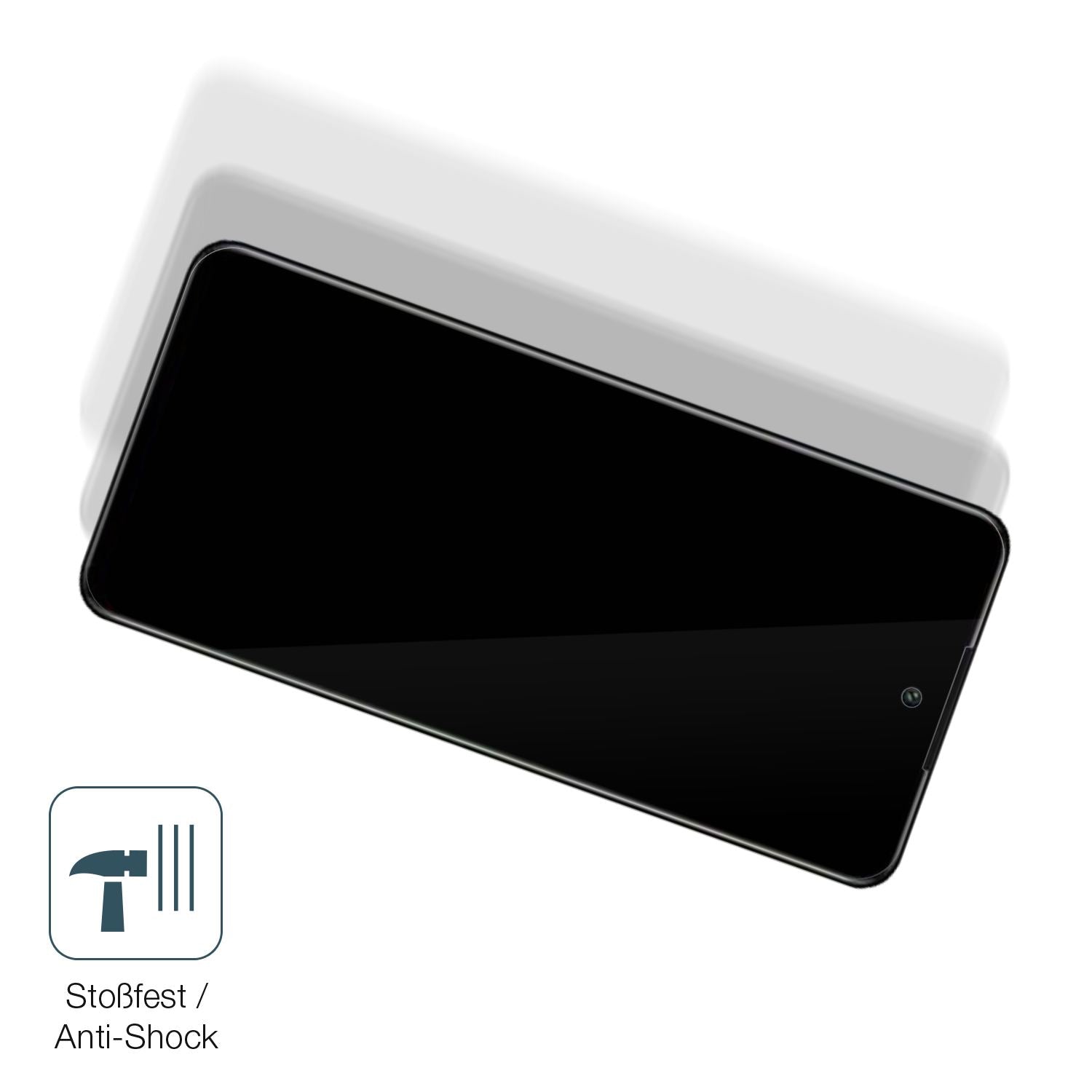 Schutz gegen Kratzer auf dem Infinix Smart 8 Plus Glas durch Schlüssel, Stöße gegen die Tischkante oder Stürze