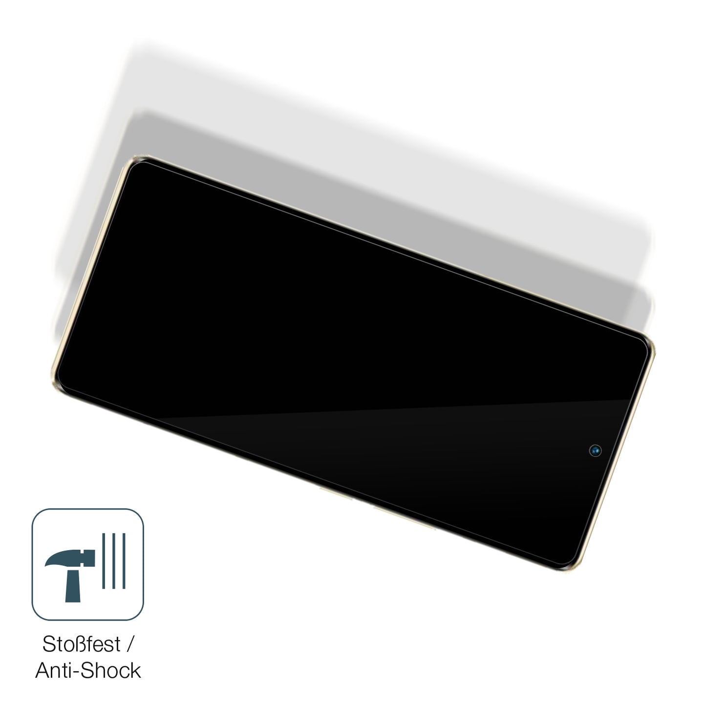 Schutz gegen Kratzer auf dem Infinix Zero 30 Glas durch Schlüssel, Stöße gegen die Tischkante oder Stürze