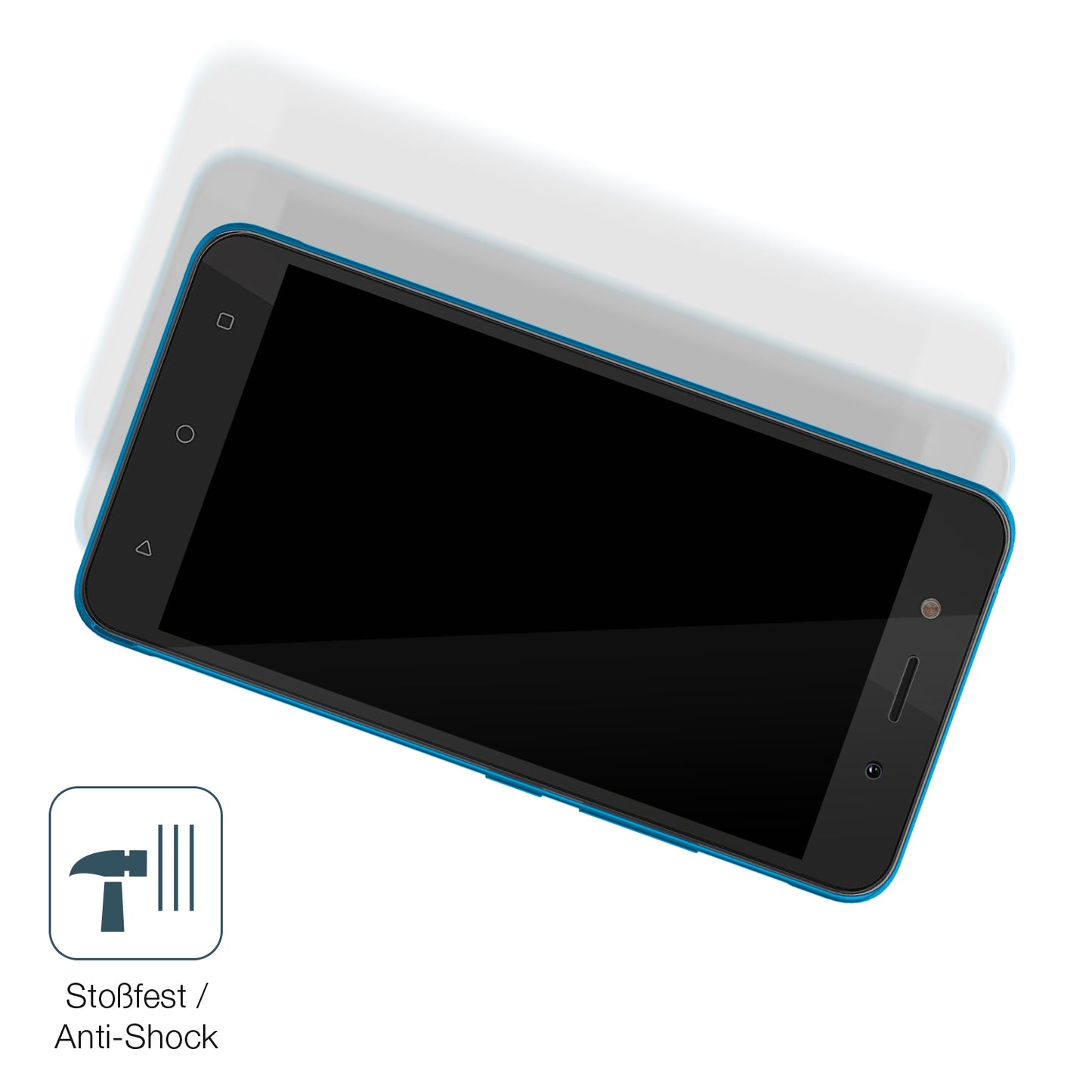 Schutz gegen Kratzer auf dem itel A23 pro Glas durch Schlüssel, Stöße gegen die Tischkante oder Stürze