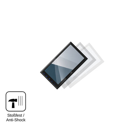 2x Screen Protector for JVC KW-M593BT Flexible Glass 9H dipos