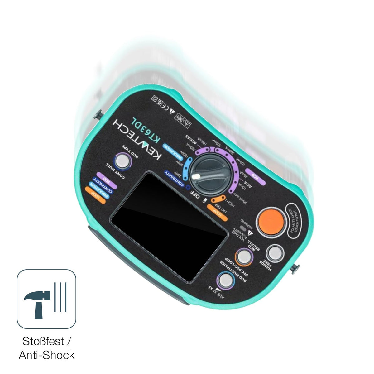 TANGMIM10 Mini Action Cam mit aufgebrachter dipos Displayschutzfolie, die lästige Fingerabdrücke minimiert