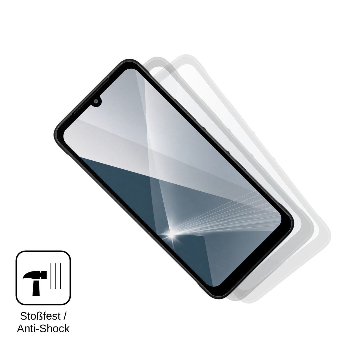 2x Screen Protector for Kyocera Digno BX4 Flexible Glass 9H dipos