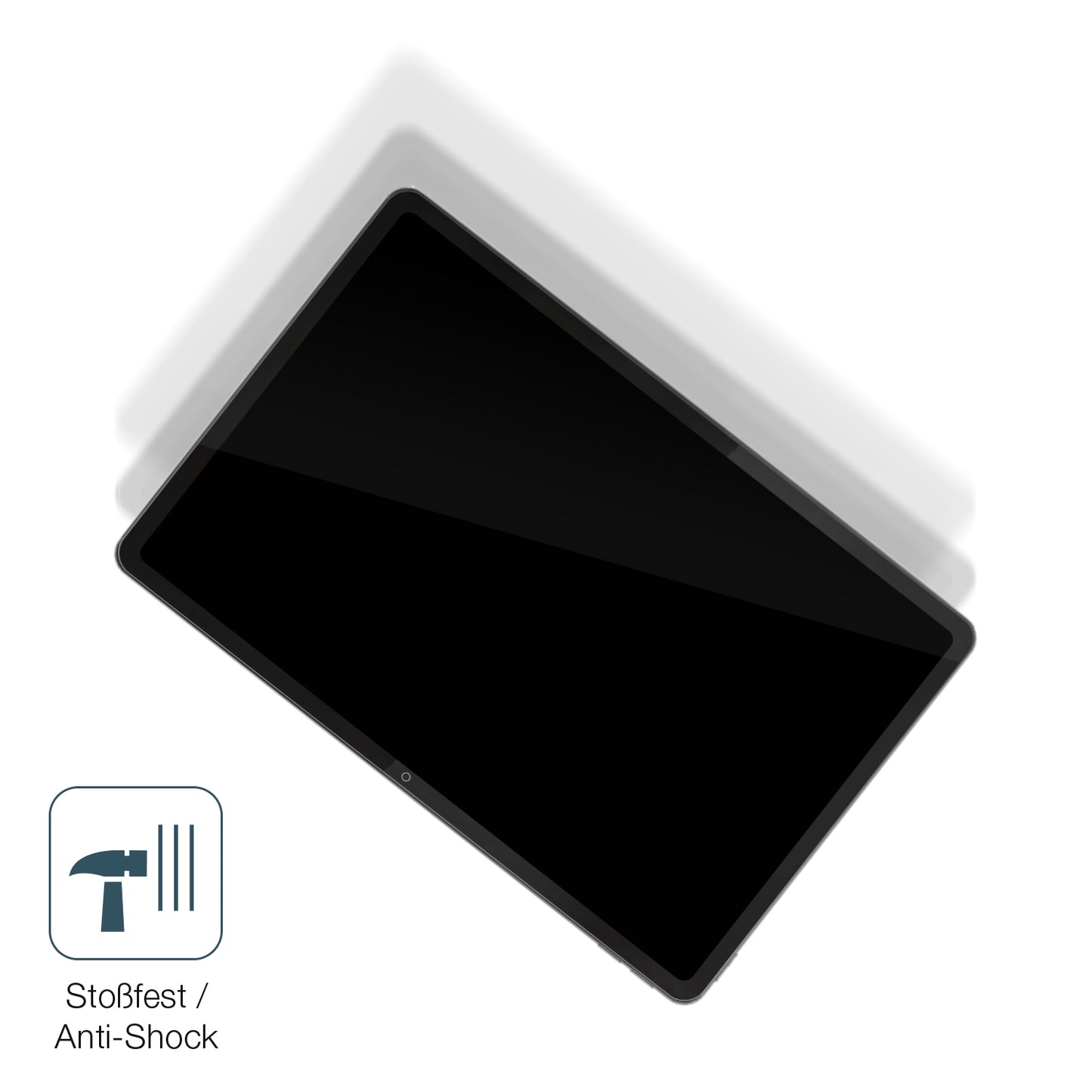 Schutz gegen Kratzer auf dem Lenovo Idea Tab 5G Glas durch Schlüssel, Stöße gegen die Tischkante oder Stürze