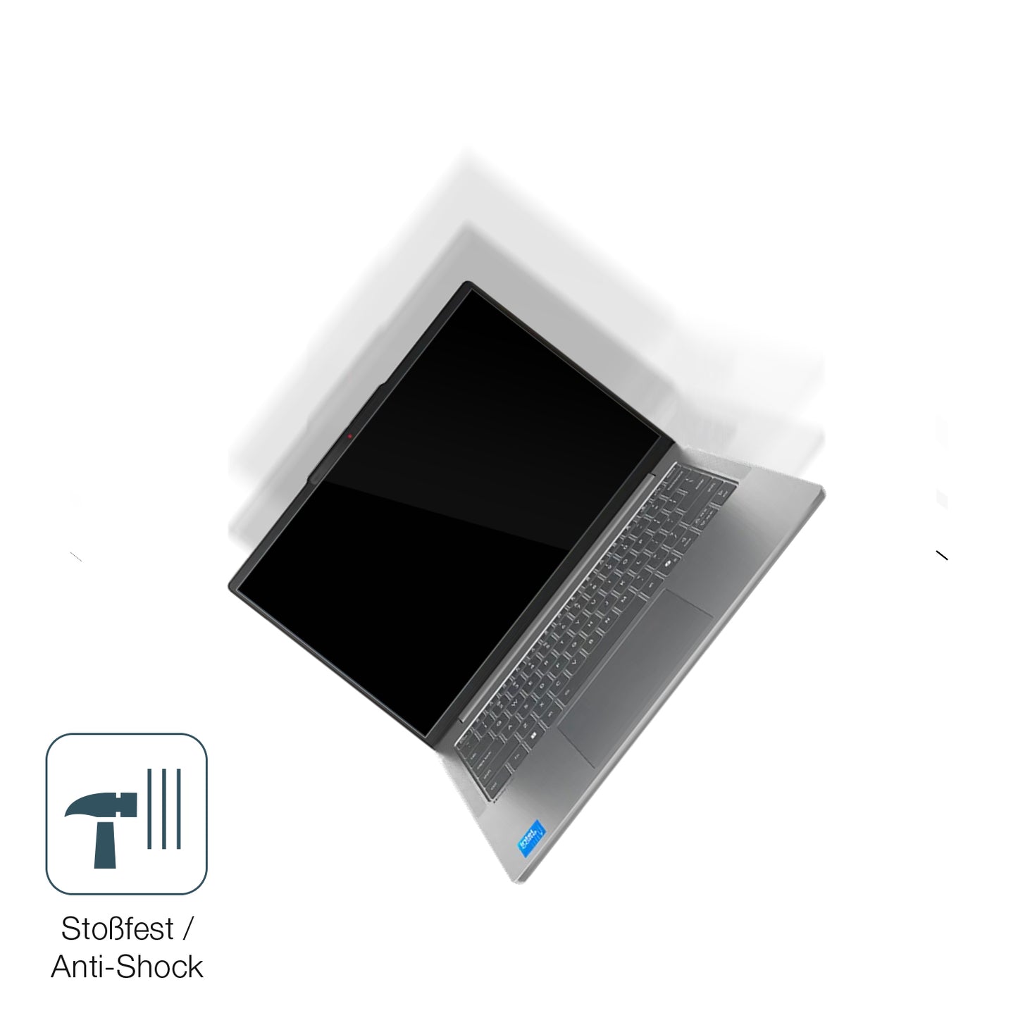 Schutz gegen Kratzer auf dem Lenovo IdeaPad Slim 5i 16 Zoll Glas durch Schlüssel, Stöße gegen die Tischkante oder Stürze