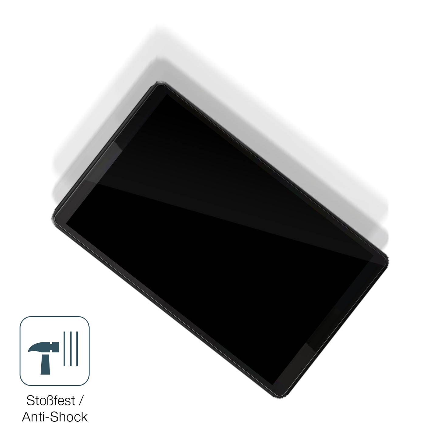 Schutz gegen Kratzer auf dem Lenovo Tab M8 Gen 3 Glas durch Schlüssel, Stöße gegen die Tischkante oder Stürze