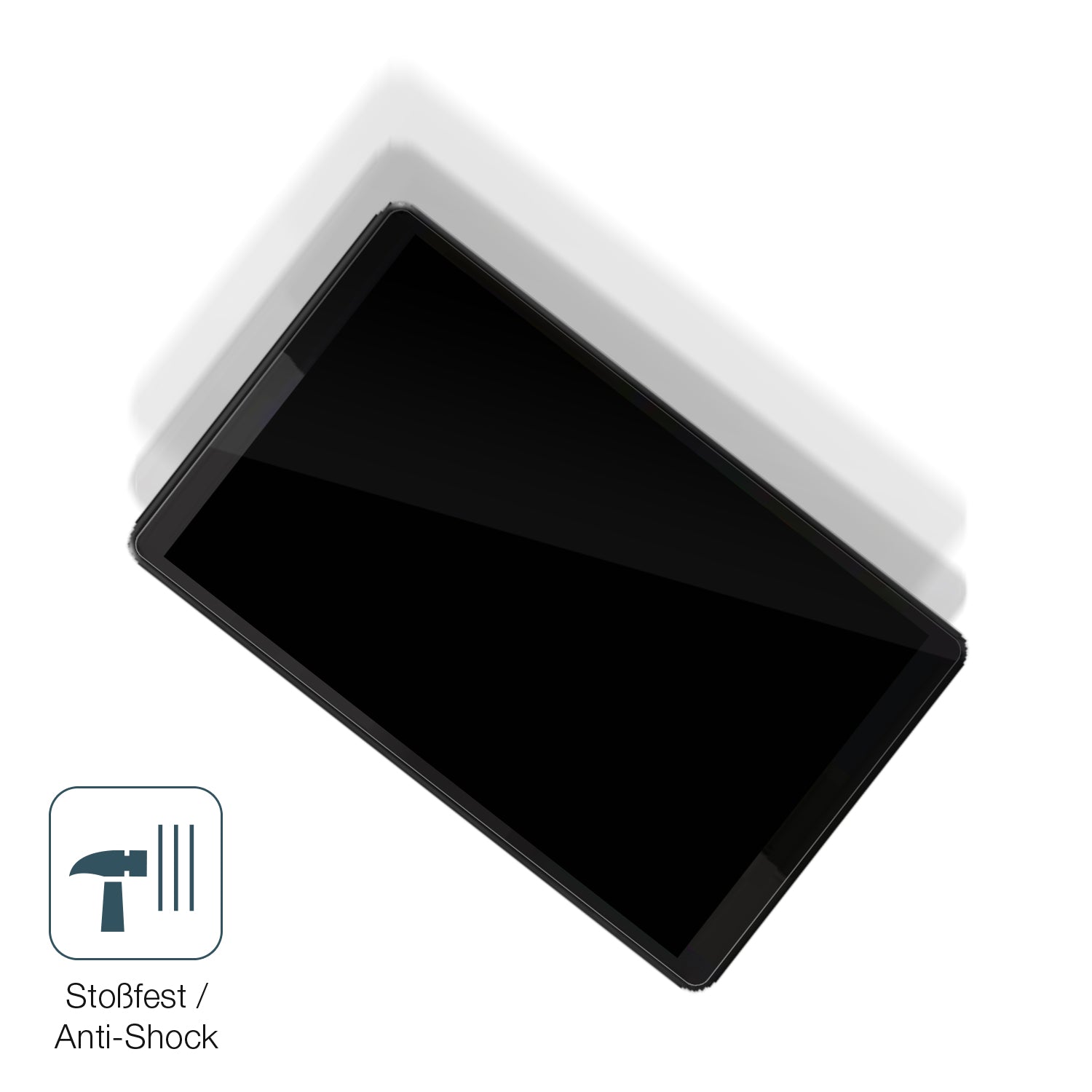 Schutz gegen Kratzer auf dem Lenovo Tab M8 Gen 3 Glas durch Schlüssel, Stöße gegen die Tischkante oder Stürze