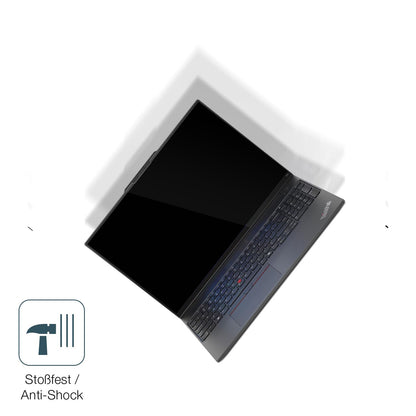 Schutz gegen Kratzer auf dem Lenovo Thinkpad E16 Gen 2 Glas durch Schlüssel, Stöße gegen die Tischkante oder Stürze