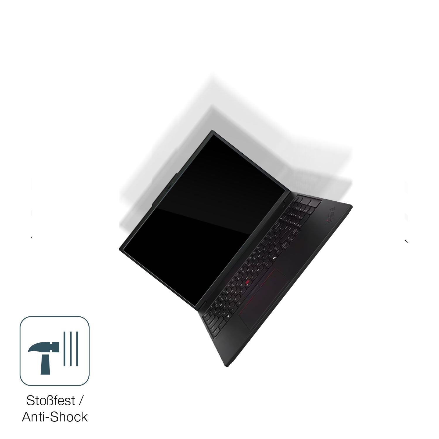 Schutz gegen Kratzer auf dem Lenovo ThinkPad P16 Gen 3 Glas durch Schlüssel, Stöße gegen die Tischkante oder Stürze