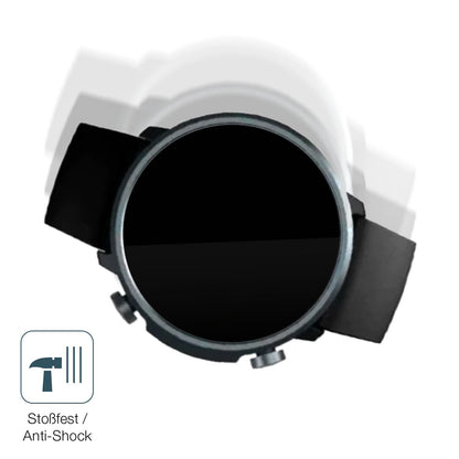 Schutz gegen Kratzer auf dem Mibro Watch A1 Glas durch Schlüssel, Stöße gegen die Tischkante oder Stürze