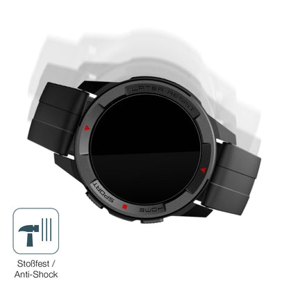 Schutz gegen Kratzer auf dem Mibro Watch X1 Glas durch Schlüssel, Stöße gegen die Tischkante oder Stürze
