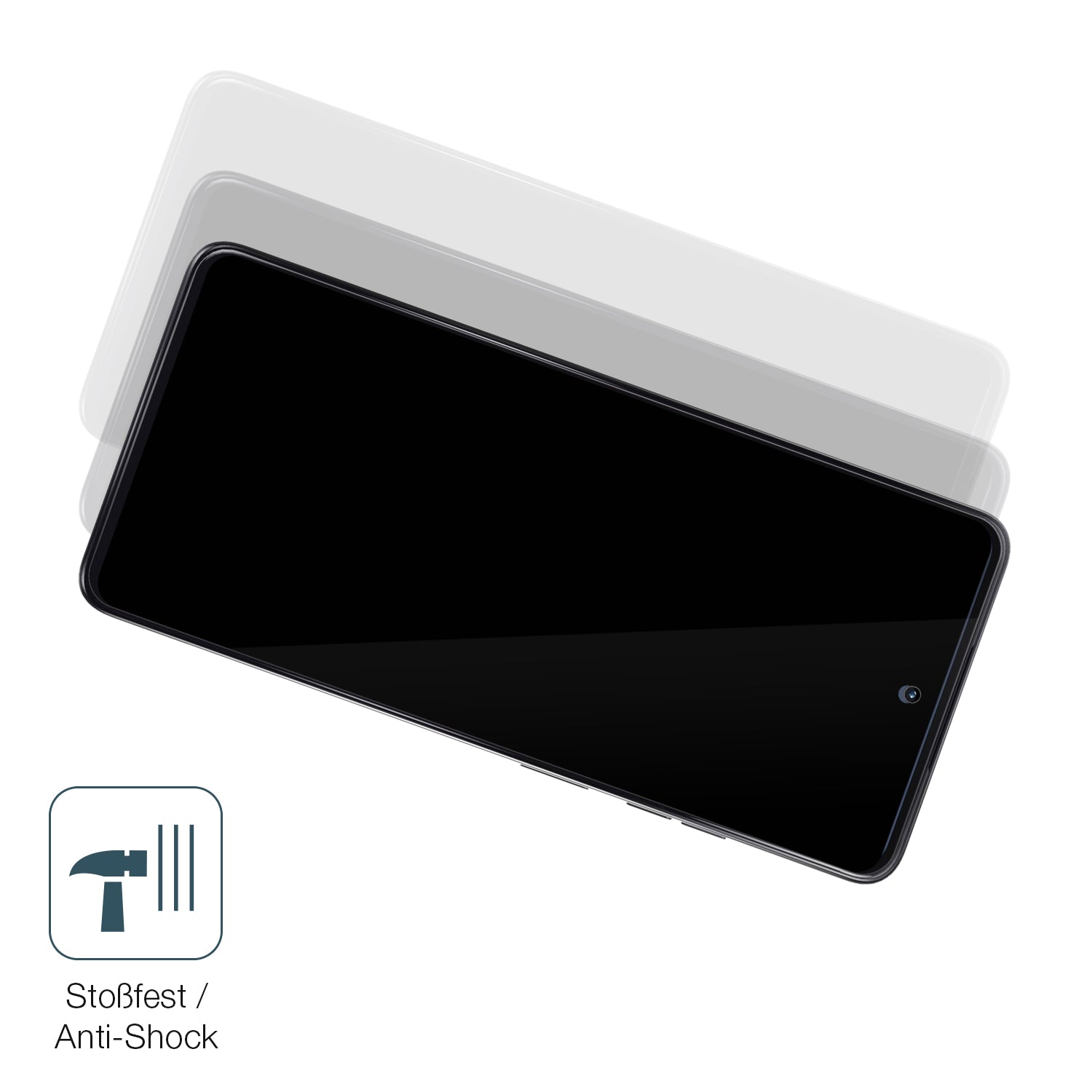 Schutz gegen Kratzer auf dem Motorola Moto G24 Glas durch Schlüssel, Stöße gegen die Tischkante oder Stürze