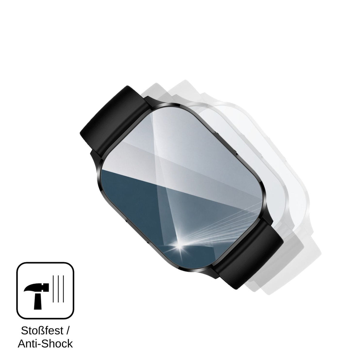 2x Screen Protector for Neow K-Watch Flexible Glass 9H dipos