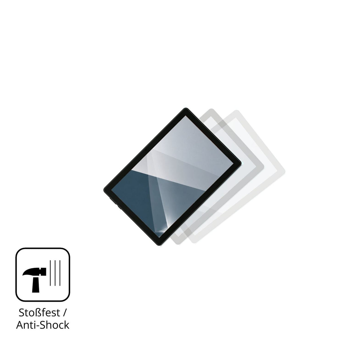 Schutz gegen Kratzer auf dem NIDUBIO KB10 Glas durch Schlüssel, Stöße gegen die Tischkante oder Stürze