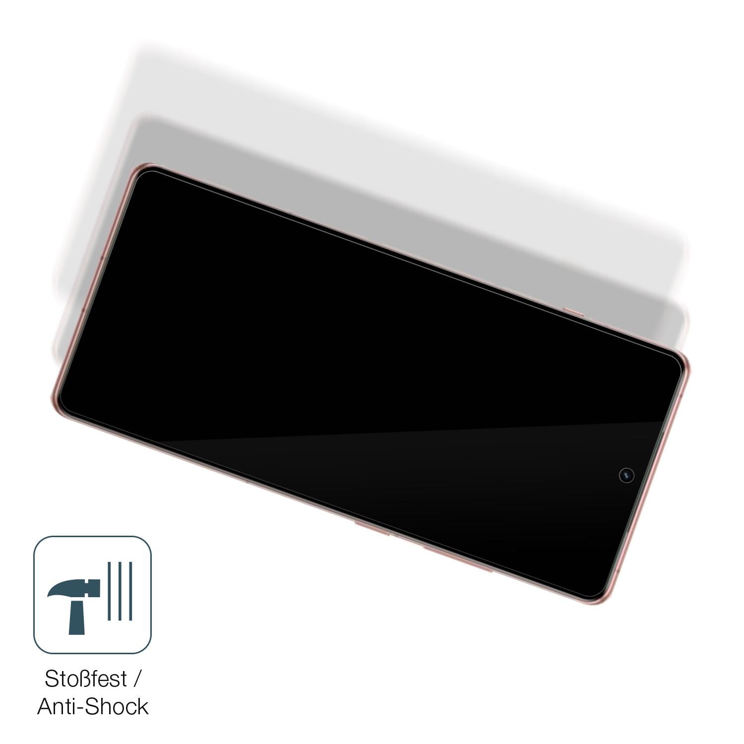 Schutz gegen Kratzer auf dem OnePlus Ace3 Glas durch Schlüssel, Stöße gegen die Tischkante oder Stürze