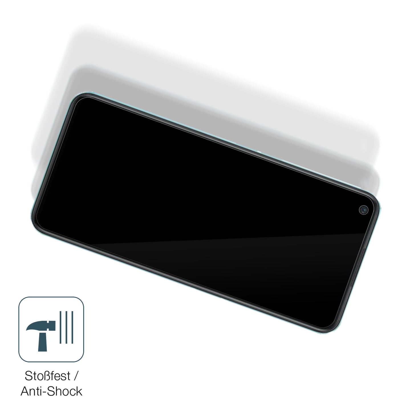 Schutz gegen Kratzer auf dem OnePlus Nord CE 2 Lite Glas durch Schlüssel, Stöße gegen die Tischkante oder Stürze