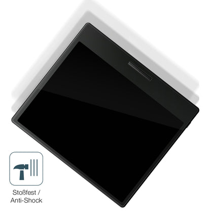 Schutz gegen Kratzer auf dem Onyx Boox Go Color 7 Glas durch Schlüssel, Stöße gegen die Tischkante oder Stürze
