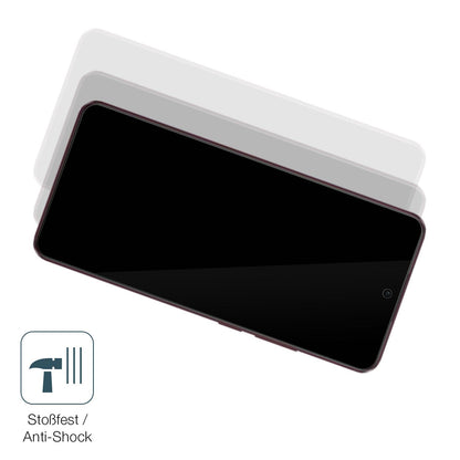 Schutz gegen Kratzer auf dem Oppo F25 Pro Glas durch Schlüssel, Stöße gegen die Tischkante oder Stürze