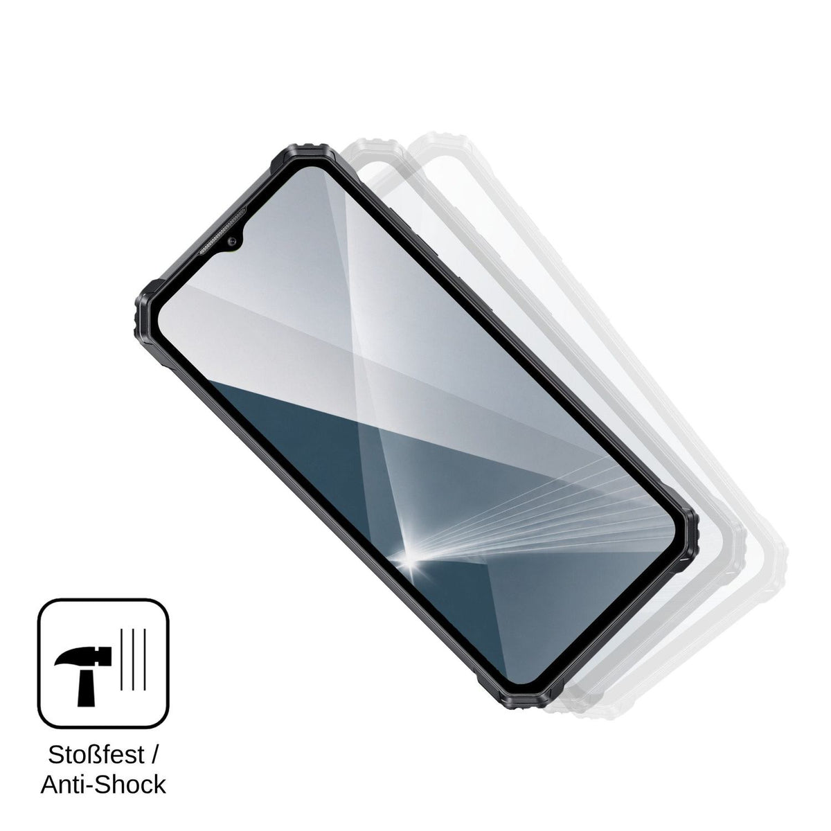 2x Screen Protector for Oukitel G1S Flexible Glass 9H dipos