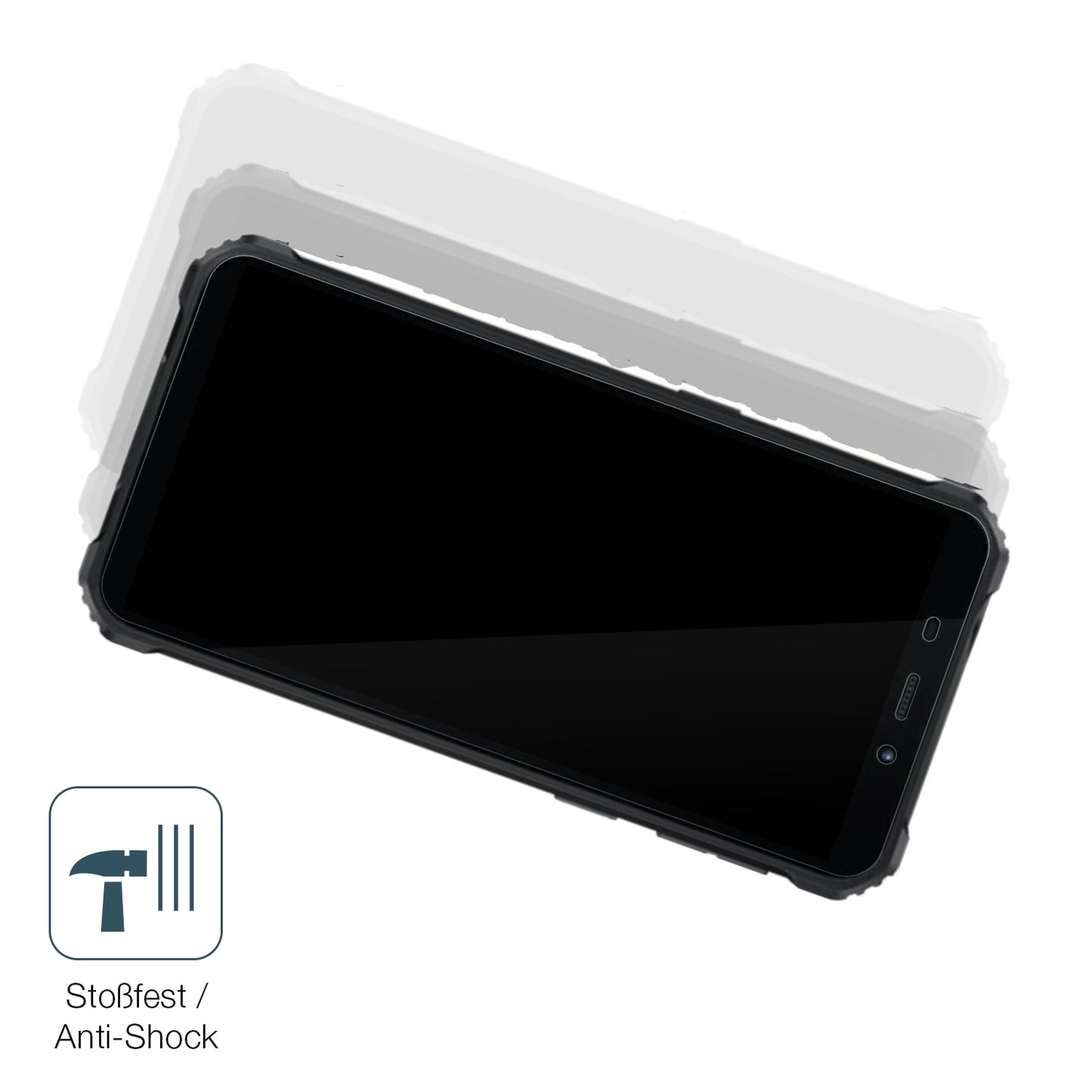Schutz gegen Kratzer auf dem Oukitel G3 Outdoor Glas durch Schlüssel, Stöße gegen die Tischkante oder Stürze