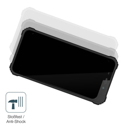 Schutz gegen Kratzer auf dem Oukitel G5 Glas durch Schlüssel, Stöße gegen die Tischkante oder Stürze