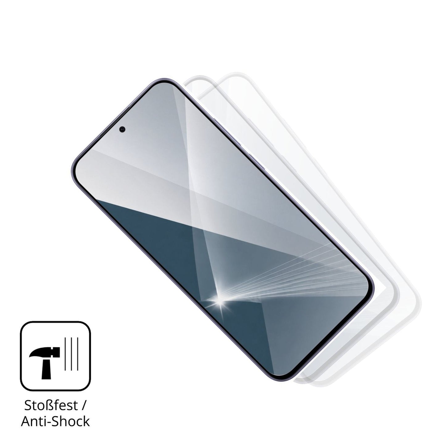 Schutz gegen Kratzer auf dem Redmi Note 17 Glas durch Schlüssel, Stöße gegen die Tischkante oder Stürze