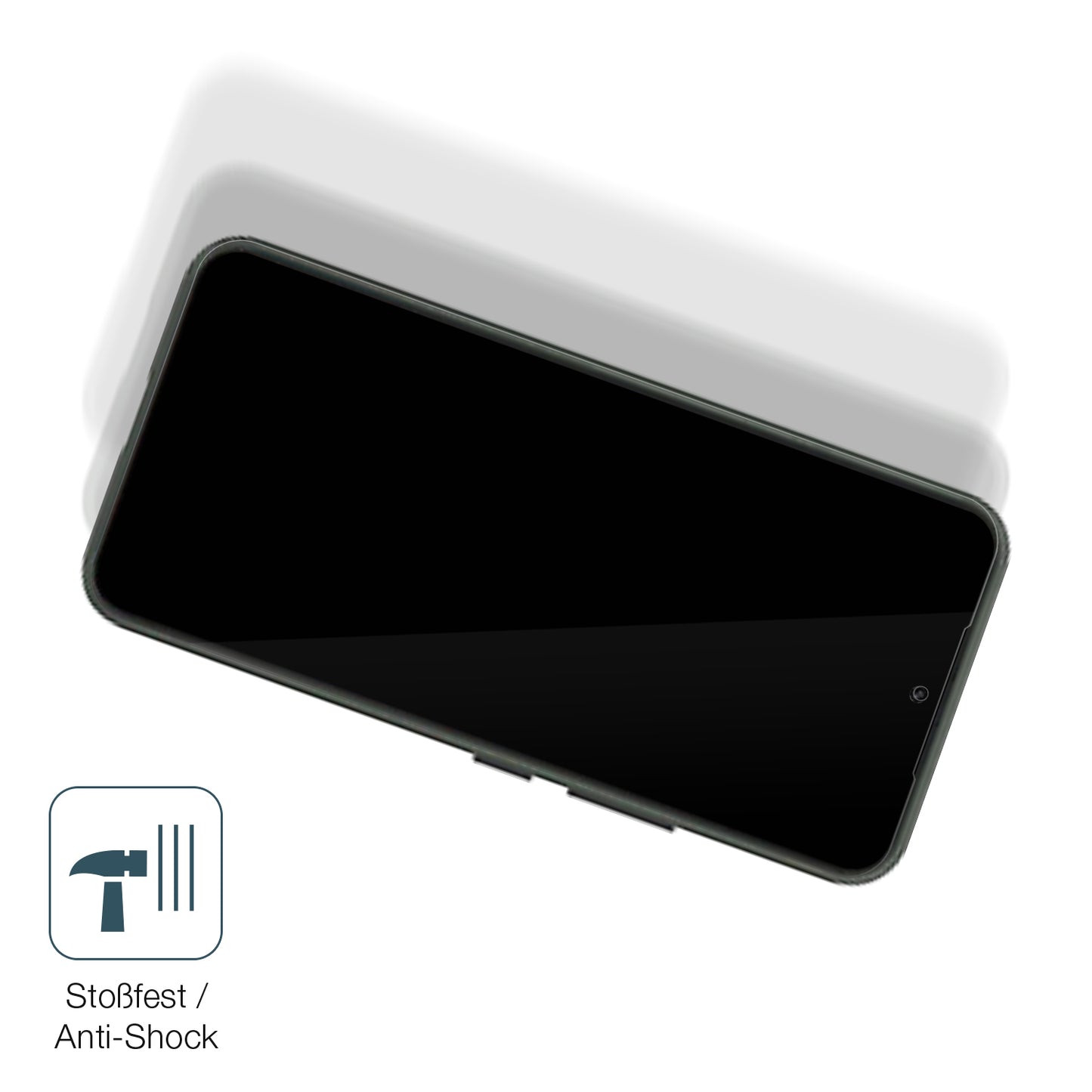 Schutz gegen Kratzer auf dem Samsung Galaxy S23 Glas durch Schlüssel, Stöße gegen die Tischkante oder Stürze