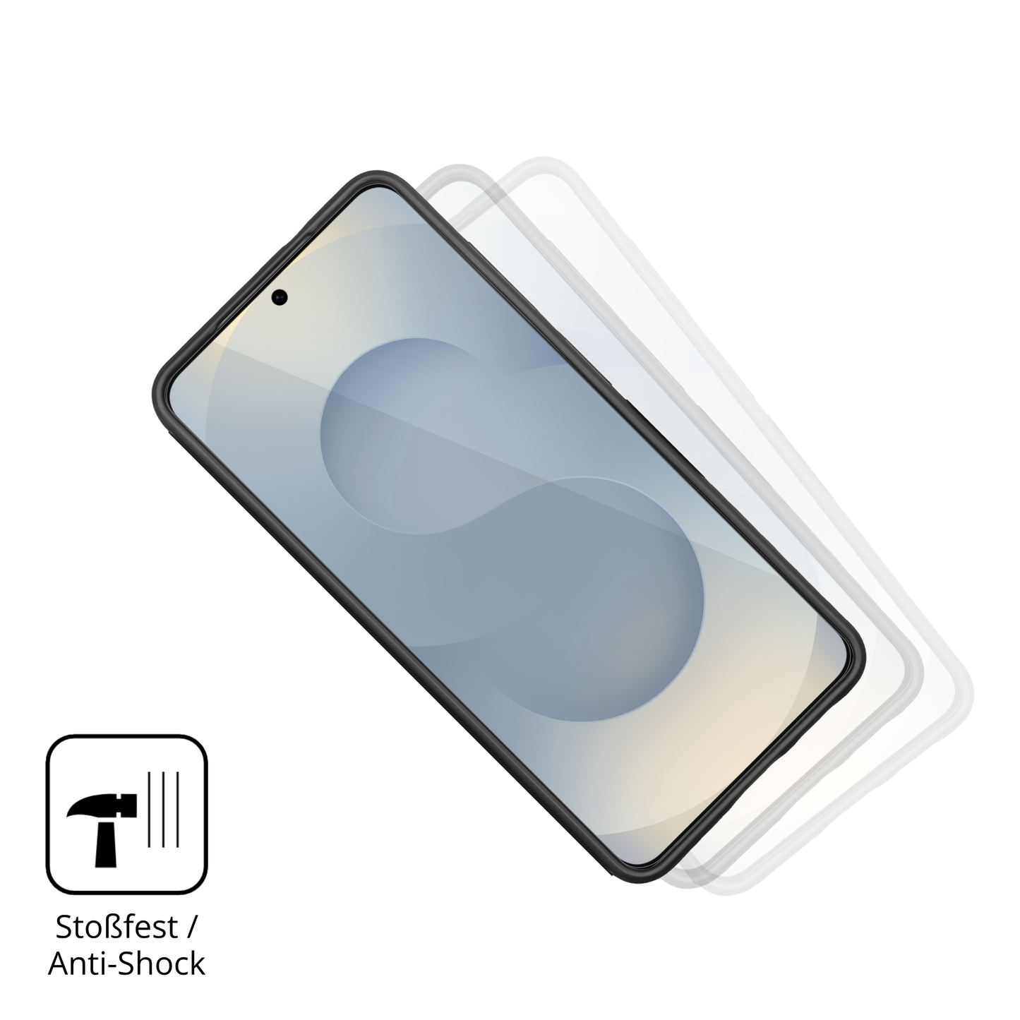 Schutz gegen Kratzer auf dem Samsung Galaxy S26 Case Friendly Glas durch Schl�ssel, St��e gegen die Tischkante oder St�rze