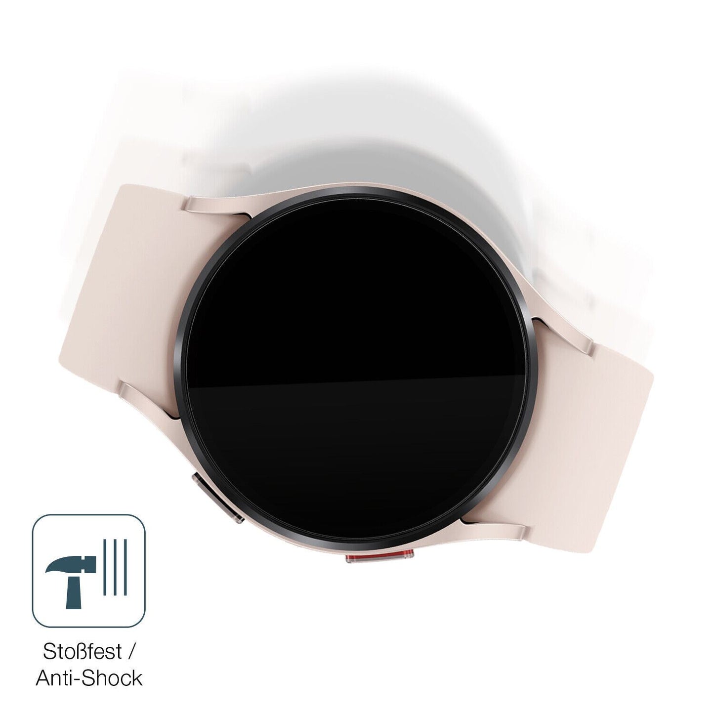 Schutz gegen Kratzer auf dem Samsung Galaxy Watch 5 (40mm) Glas durch Schlüssel, Stöße gegen die Tischkante oder Stürze