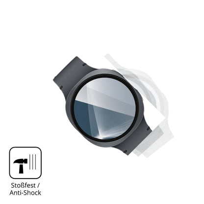 Schutz gegen Kratzer auf dem Samsung Galaxy Watch 8 40mm Glas durch Schlüssel, Stöße gegen die Tischkante oder Stürze