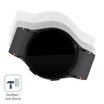 Schutz gegen Kratzer auf dem Samsung Galaxy Watch FE 40mm Glas durch Schlüssel, Stöße gegen die Tischkante oder Stürze