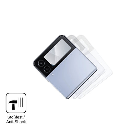 2x Screen Protector for Samsung Galaxy Z Flip4 5G Outside Flexible Glass 9H dipos
