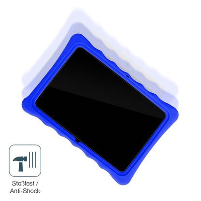 Schutz gegen Kratzer auf dem SaveFamily Evolution Kids Tablet Glas durch Schlüssel, Stöße gegen die Tischkante oder Stürze