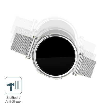 Schutz gegen Kratzer auf dem SWGOTA I109 Smartwatch Glas durch Schlüssel, Stöße gegen die Tischkante oder Stürze