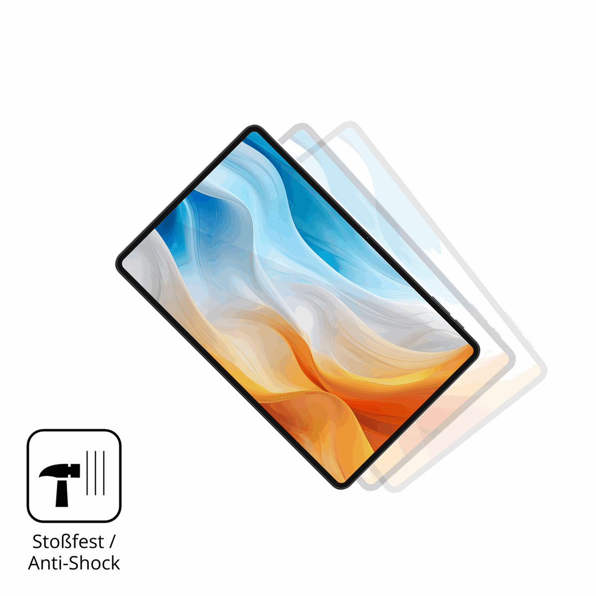 Schutz gegen Kratzer auf dem Teclast T60 Pro Glas durch Schl�ssel, St��e gegen die Tischkante oder St�rze