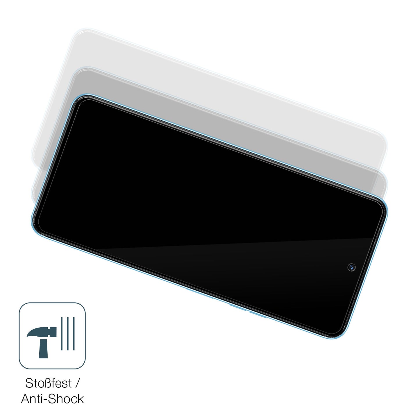 Schutz gegen Kratzer auf dem Tecno Camon 19 Neo Glas durch Schlüssel, Stöße gegen die Tischkante oder Stürze