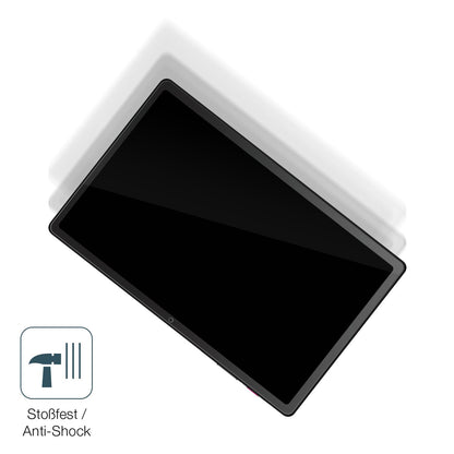 Schutz gegen Kratzer auf dem Telekom T Tablet Glas durch Schlüssel, Stöße gegen die Tischkante oder Stürze