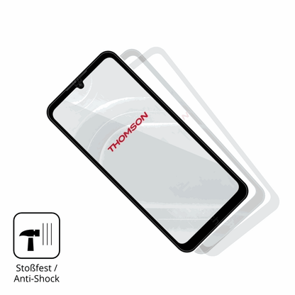 Schutz gegen Kratzer auf dem Thomson Origin 680 Glas durch Schlüssel, Stöße gegen die Tischkante oder Stürze