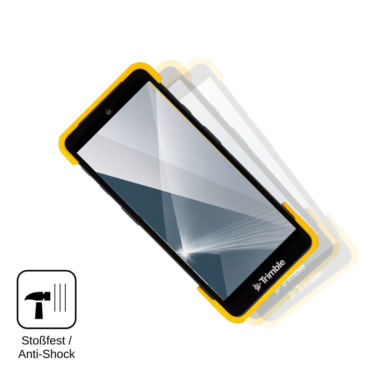 2x Screen Protector for Trimble TDC6 Flexible Glass 9H dipos