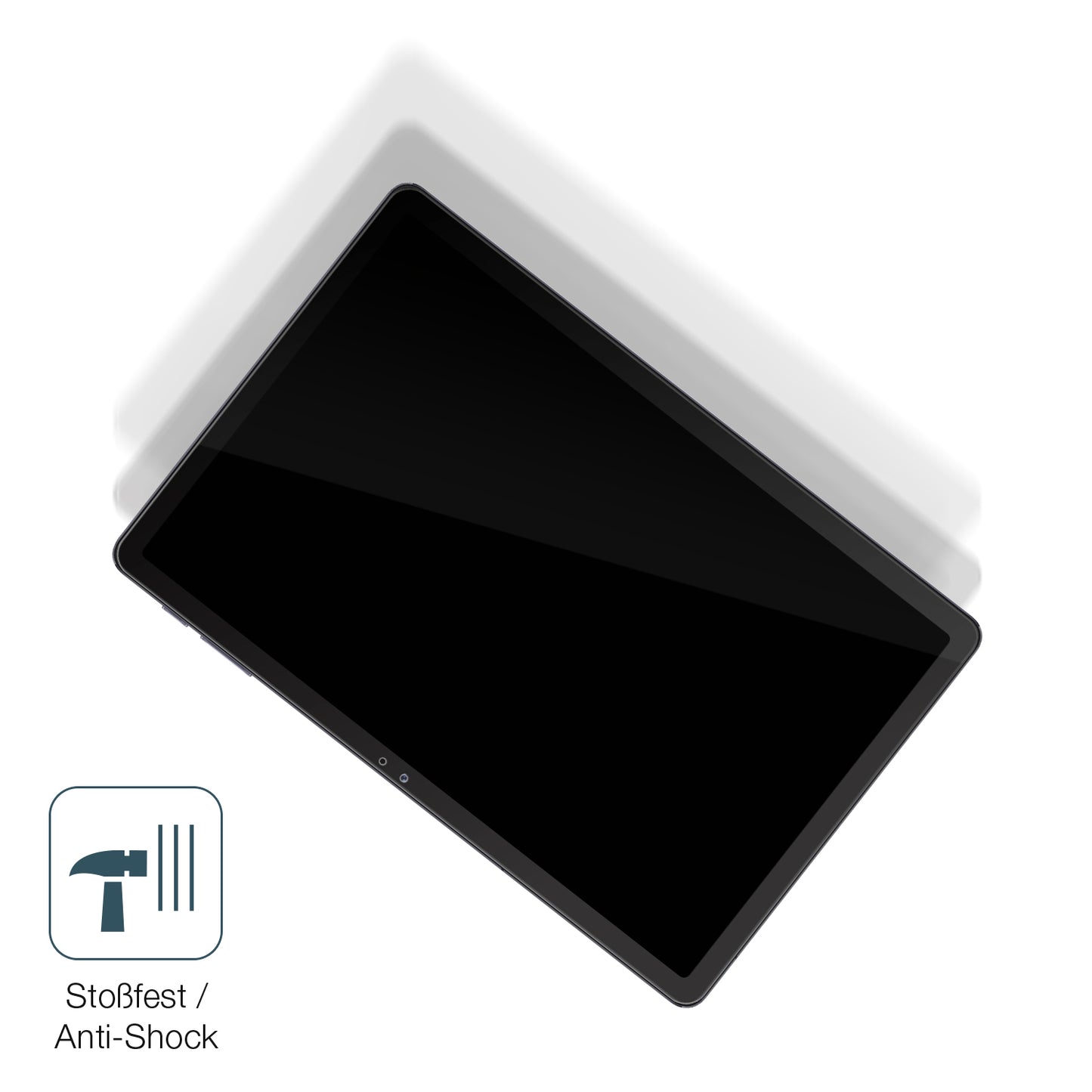 Schutz gegen Kratzer auf dem Vale Tablet V11E LTE Glas durch Schlüssel, Stöße gegen die Tischkante oder Stürze