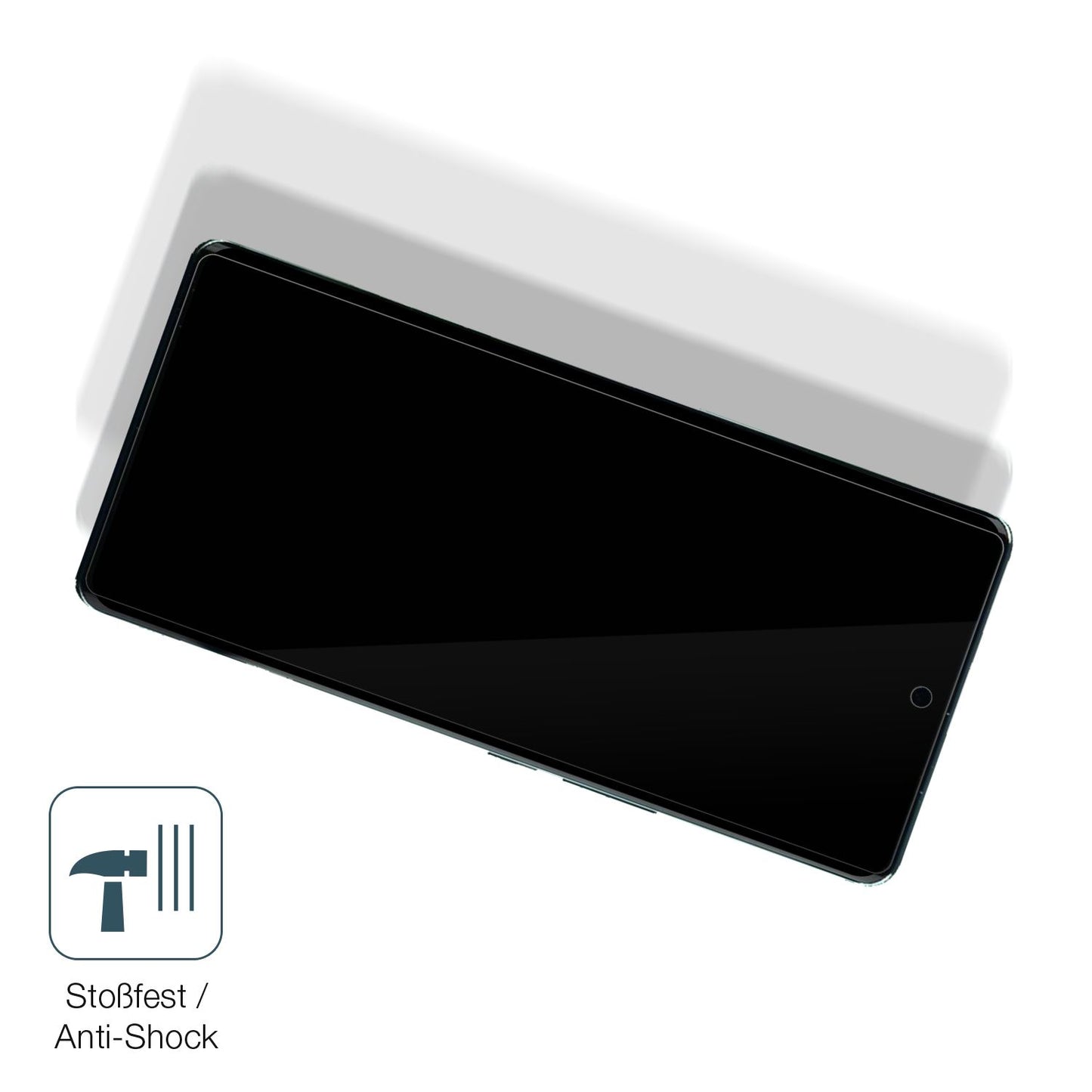 Schutz gegen Kratzer auf dem VIVO S16 Pro Glas durch Schlüssel, Stöße gegen die Tischkante oder Stürze