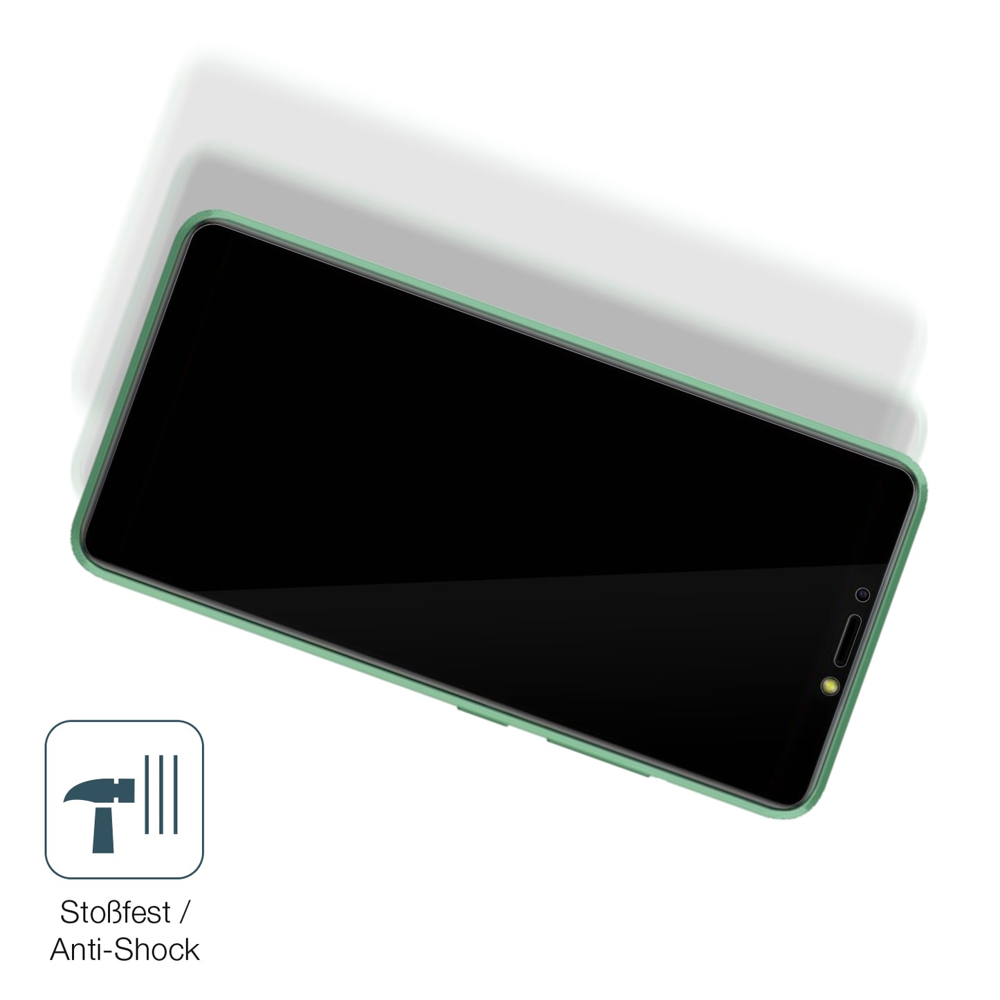 Schutz gegen Kratzer auf dem Walton Primo F10 Glas durch Schlüssel, Stöße gegen die Tischkante oder Stürze