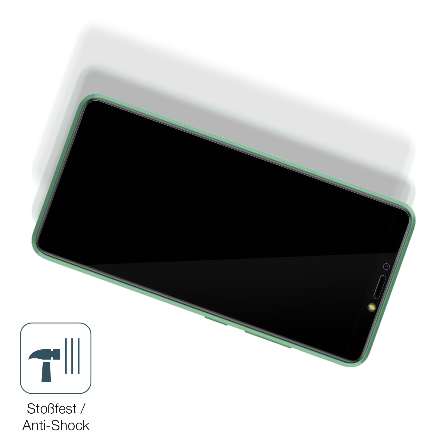 Schutz gegen Kratzer auf dem Walton Primo F10 Glas durch Schlüssel, Stöße gegen die Tischkante oder Stürze