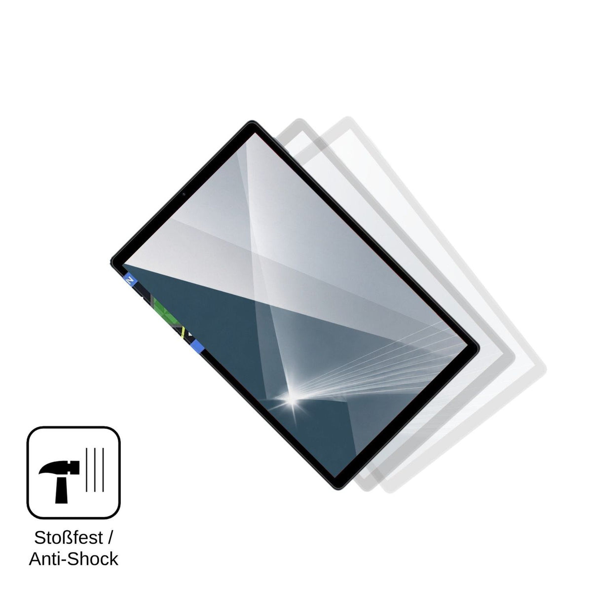 2x Screen Protector for WOREGOO 11 Inch Android 16 Flexible Glass 9H dipos