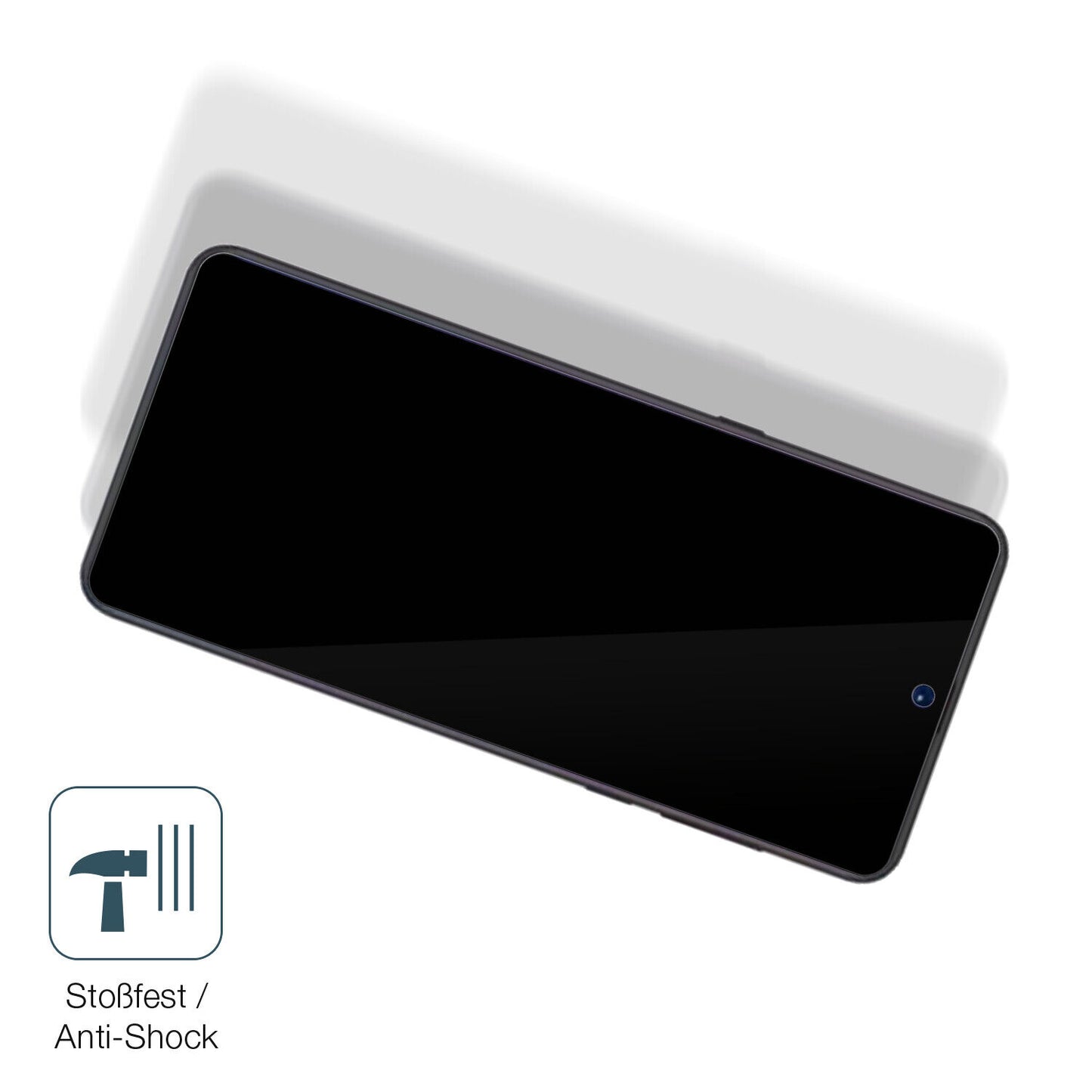 Schutz gegen Kratzer auf dem Xiaomi Mi 12S Glas durch Schlüssel, Stöße gegen die Tischkante oder Stürze