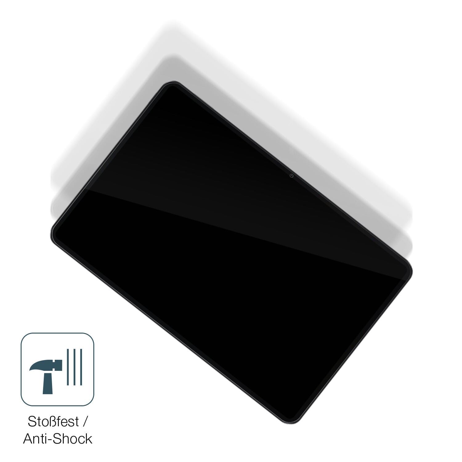 Schutz gegen Kratzer auf dem Xiaomi Pad 6 Glas durch Schlüssel, Stöße gegen die Tischkante oder Stürze