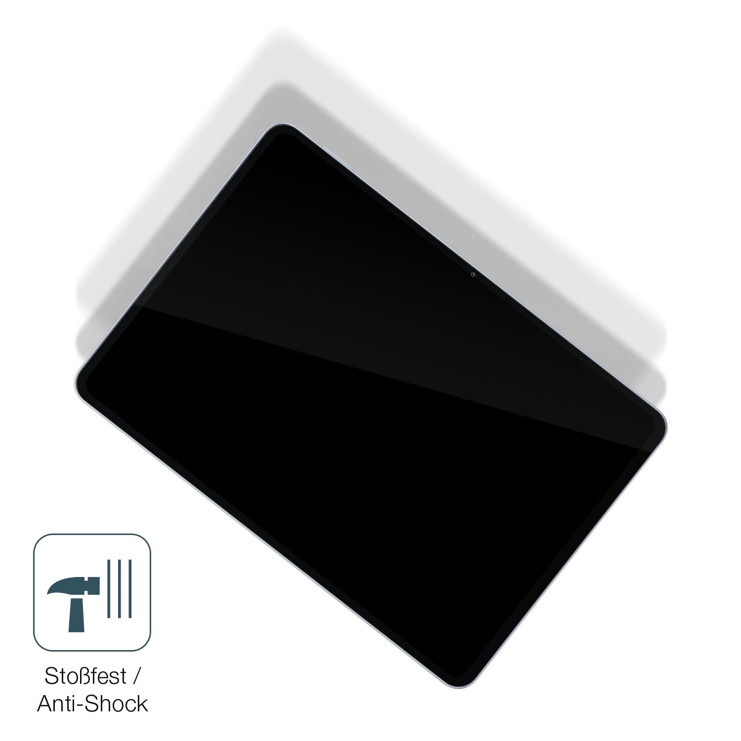Schutz gegen Kratzer auf dem Xiaomi Pad 7 Pro 11.2 Zoll Glas durch Schlüssel, Stöße gegen die Tischkante oder Stürze