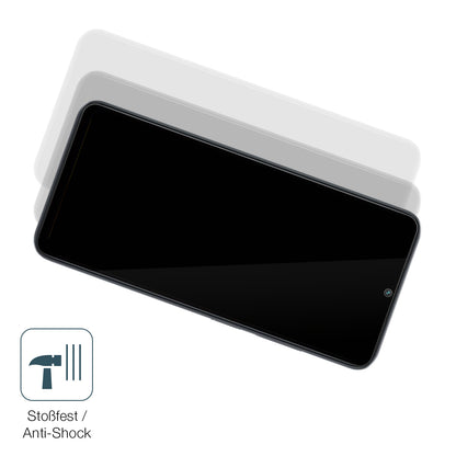 Schutz gegen Kratzer auf dem Xiaomi Poco M5 Glas durch Schlüssel, Stöße gegen die Tischkante oder Stürze