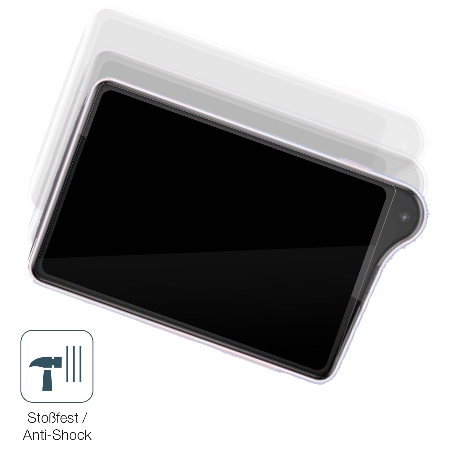 Schutz gegen Kratzer auf dem Xiaomi Qin K25 Glas durch Schlüssel, Stöße gegen die Tischkante oder Stürze
