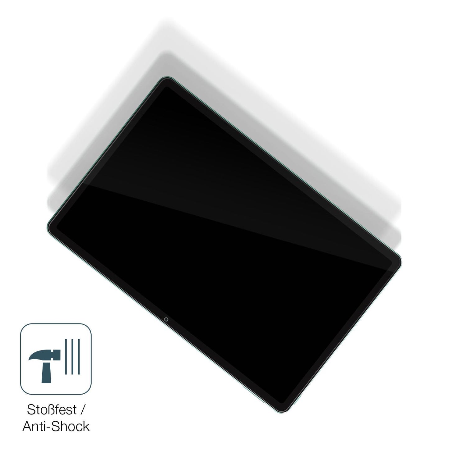 Schutz gegen Kratzer auf dem Xiaomi Redmi Pad SE Glas durch Schlüssel, Stöße gegen die Tischkante oder Stürze