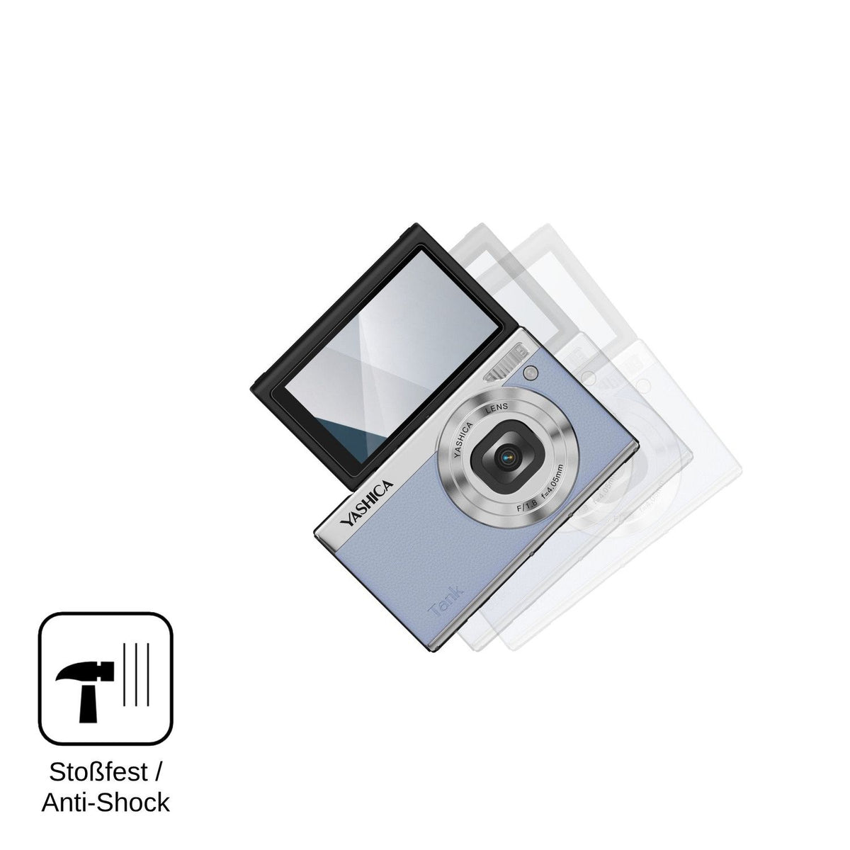 2x Screen Protector for Yashica Tank Compact Flexible Glass 9H dipos